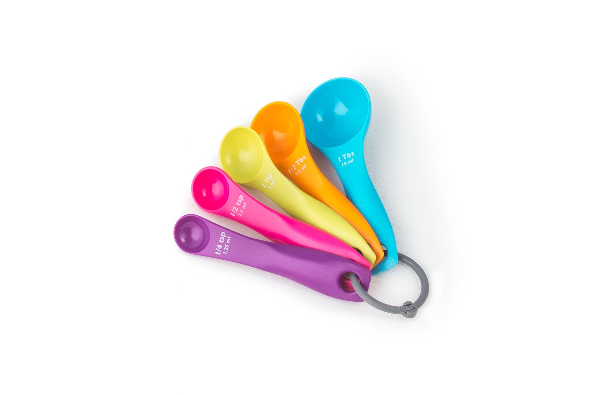 Fox Run Brands - Wholesale Measuring Spoon - Fox Run Measuring Spoon Set, 5-Piece, 2" x 5" x 1.75"1