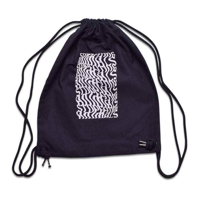 Illusions Stop Spise Dyr Gym Taske - Sort for engroshandel hos Plant Faced Clothing