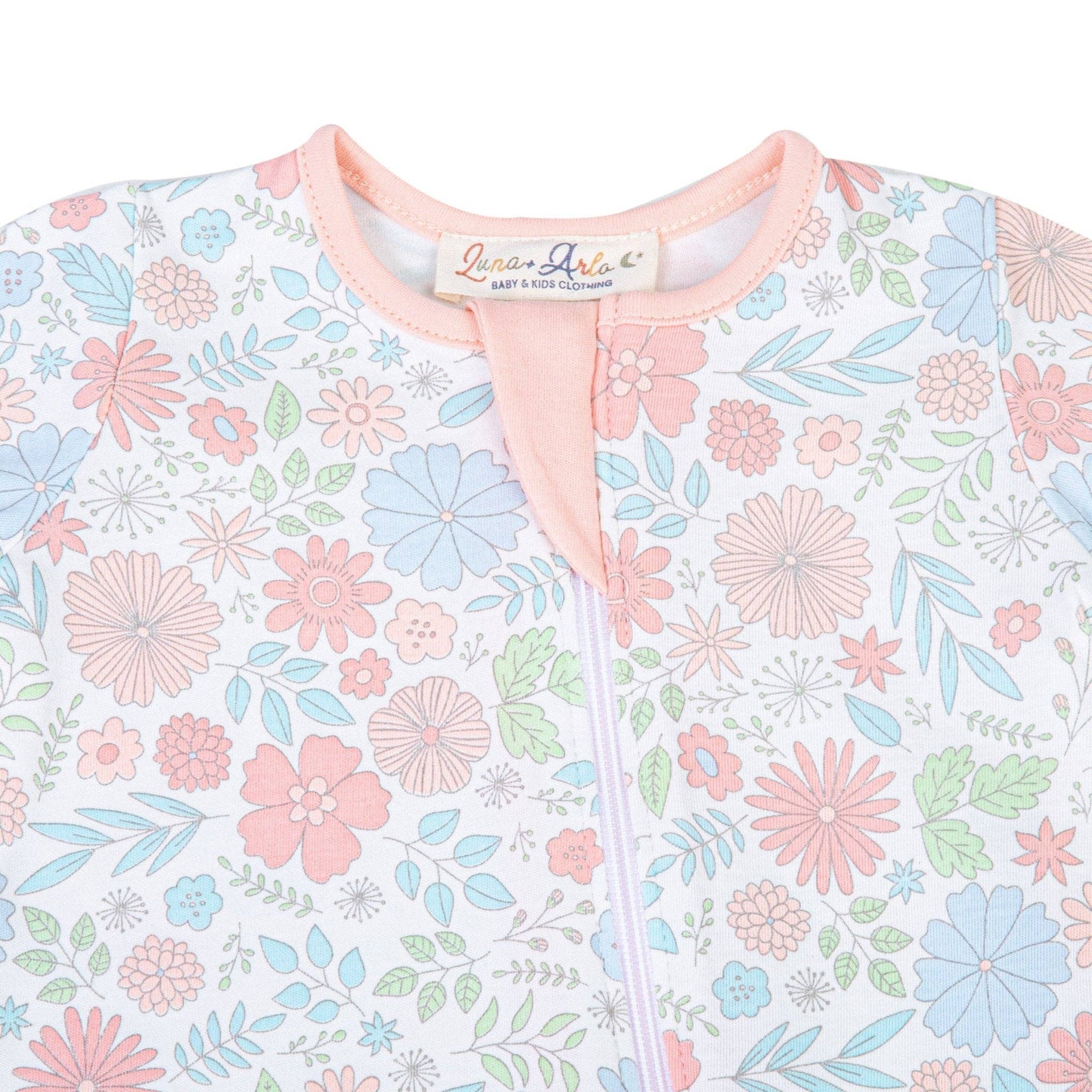 Magnolia Baby – Großhandel Body (mit Füßen) – Baby – Delilah Reißverschluss-Strampler von Luna und Arlo2