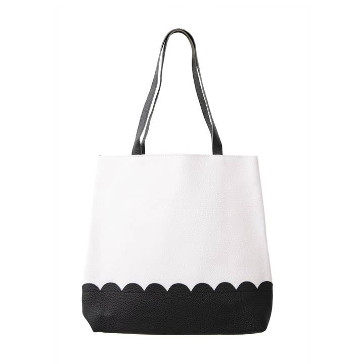 Mainstreet Collection - Wholesale Tote Bag - Women's - SPRING SCALLOP HANDBAG PREPACK 12PC5