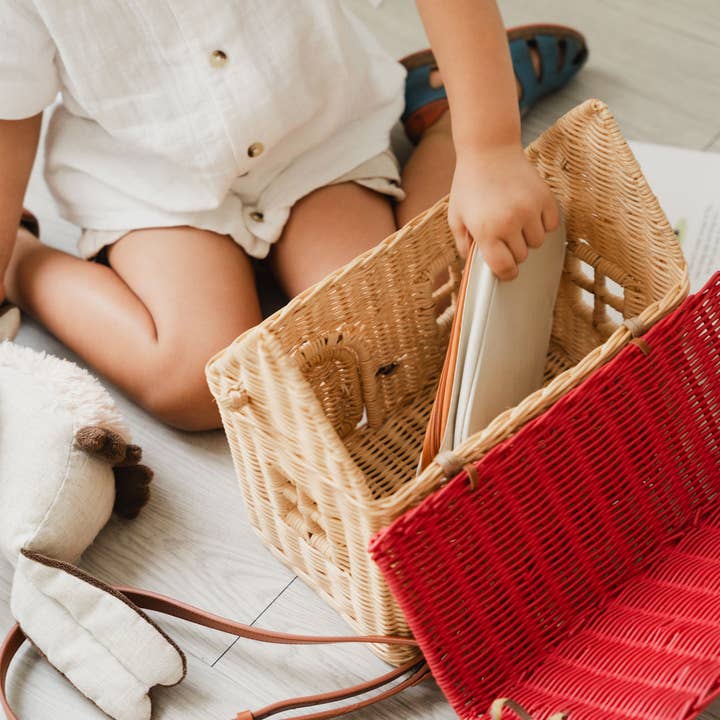 MOMIJI - Wholesale Backpack - Kids - Handcrafted - Lydia House Bag - Rattan Wicker4