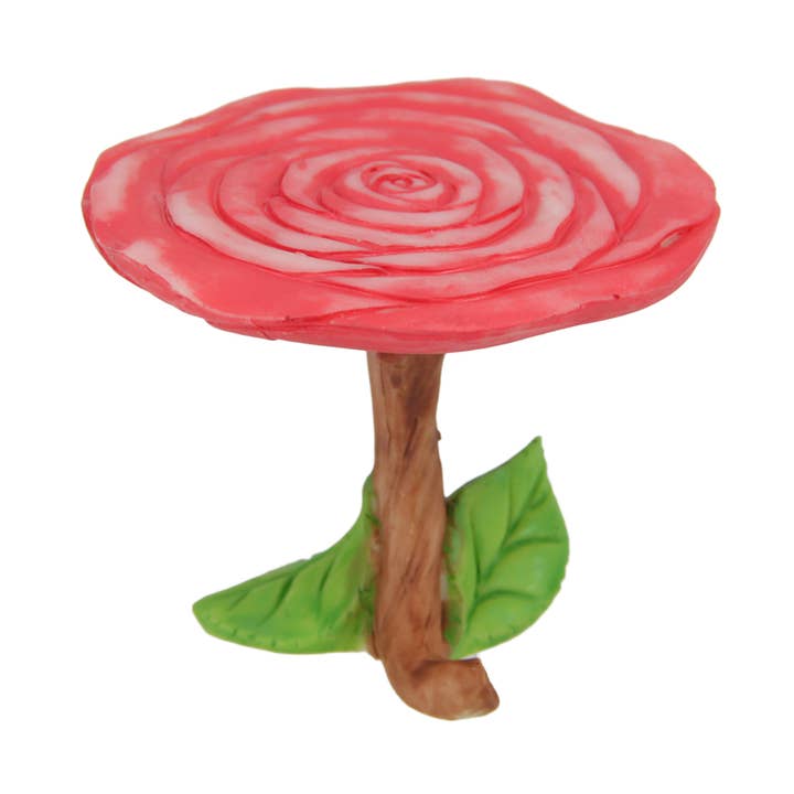 Cubby House by Malmar - Wholesale Outdoor ornament/decor - 6x8cm Rose Fairy Garden Table0