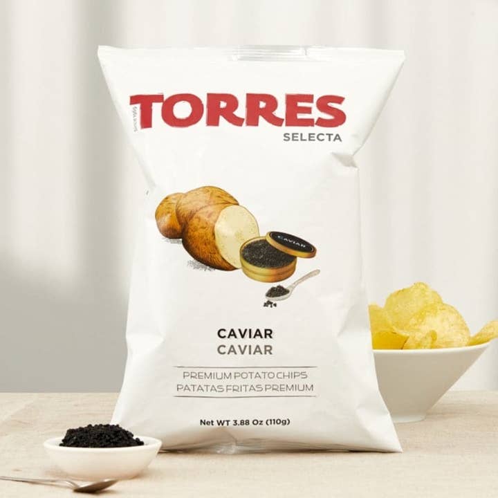 Torres Potato Chips Caviar for wholesale by Ibérico Taste