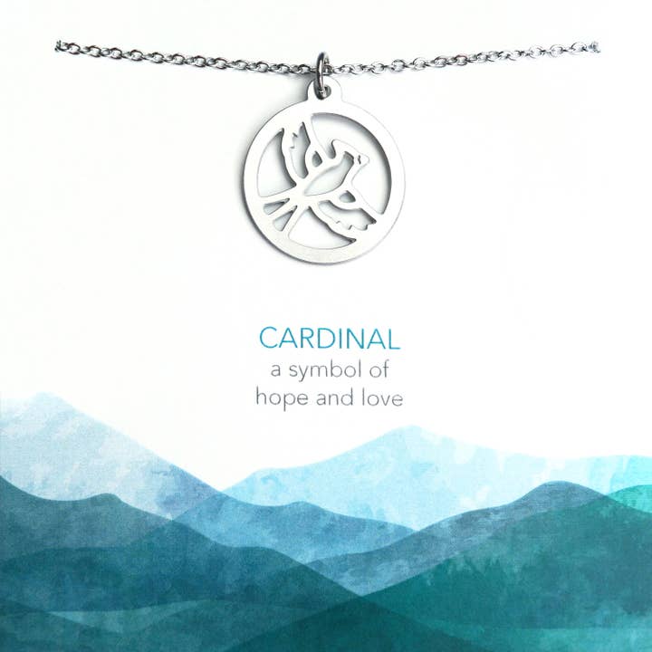 Cardinal Necklace for wholesale by Melissa Lew