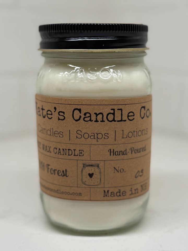 No. 03 NH Forest | Mason Jar Candle for wholesale by Kate's Candle Co