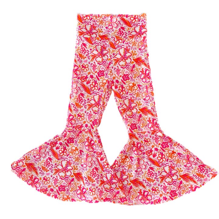 Pantalons évasés Vibes Tropicales pour la vente par Mercabows