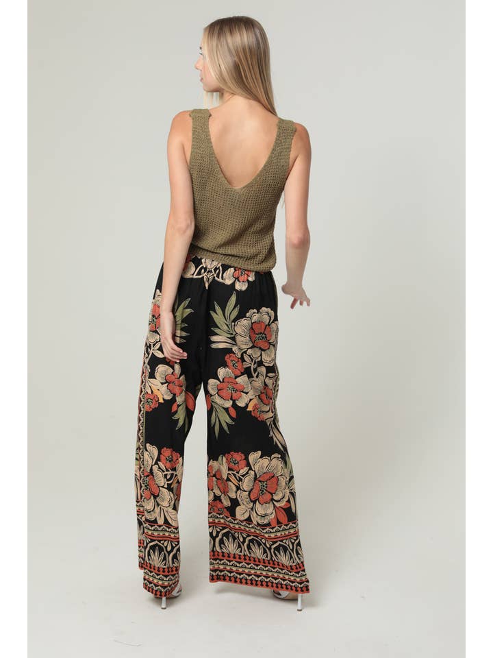 ANGIE - Wholesale Pants - Women's - 25C71-FQ98 TIE WAIST WIDE LEG PANTS2