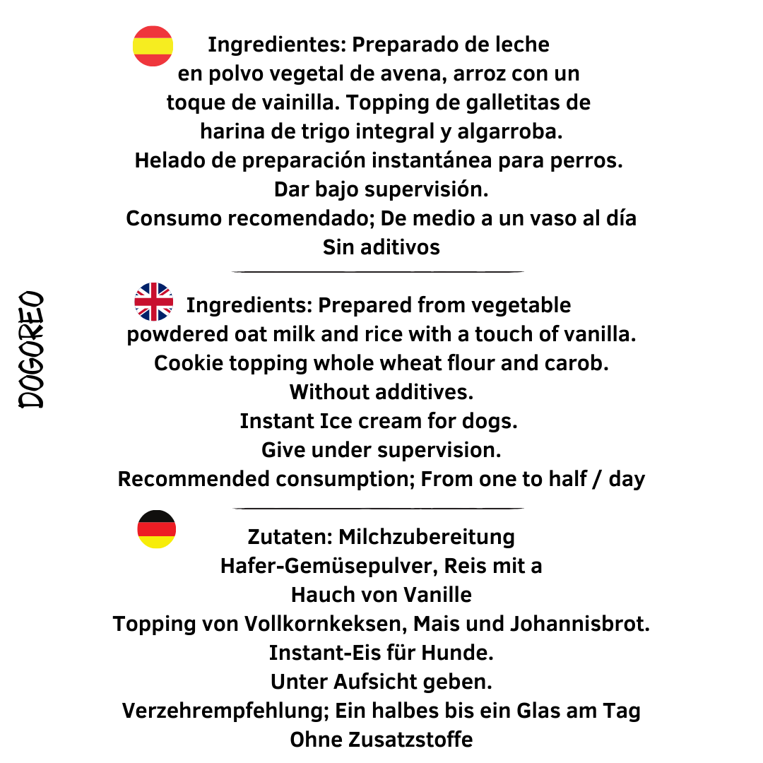 Waniyanpi – wholesale Godis - Hund – Waniyanpi DOG´S snabbglass med DogOreos-topping3