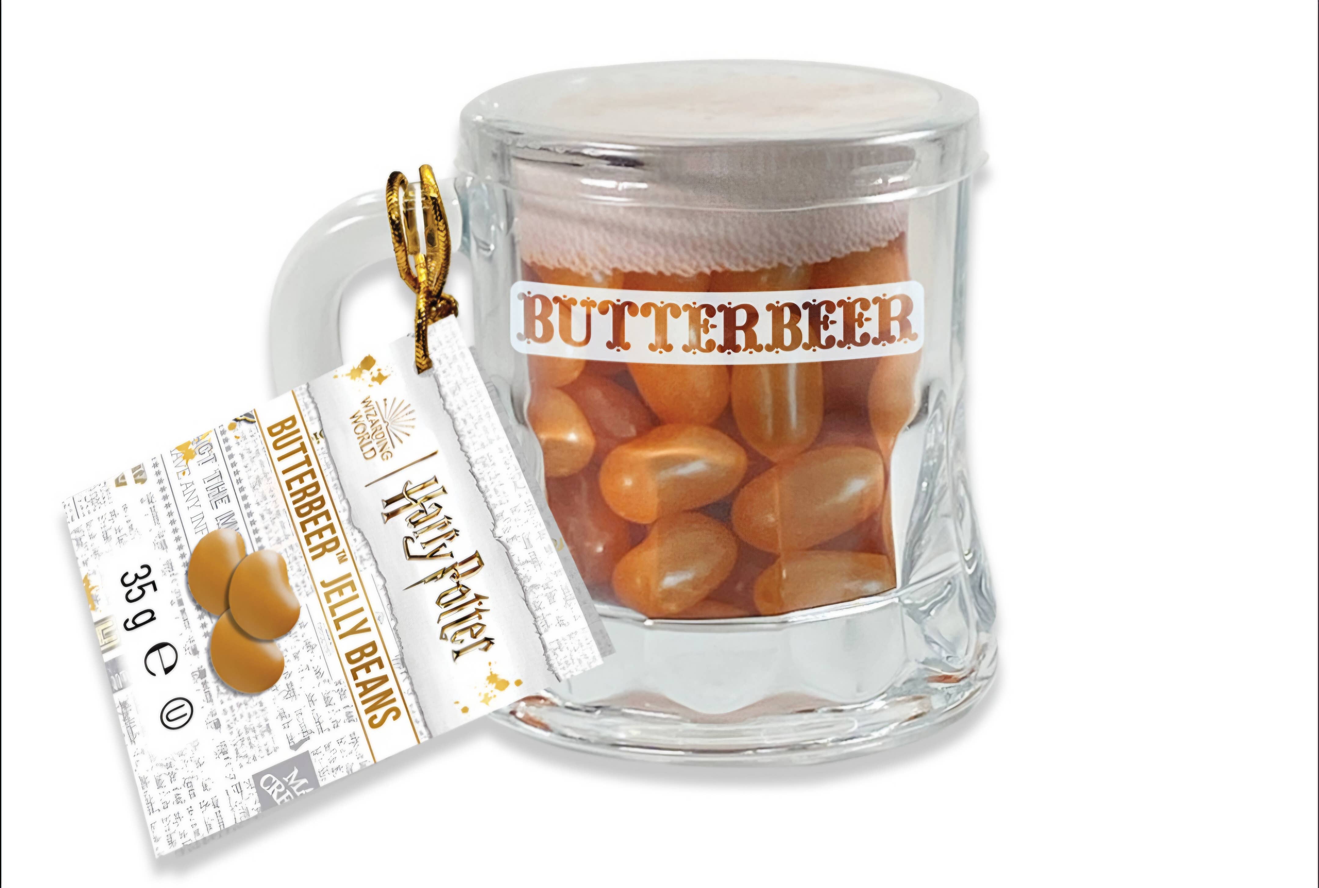 Majestic Wholesale - Wholesale Hard Candy - Harry Potter Butterbeer Jelly beans – 1.2oz Mug, 12CT1