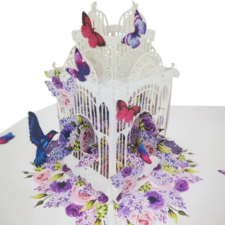 Vlinders 3D-kaart voor wholesale door Wonder Paper Art