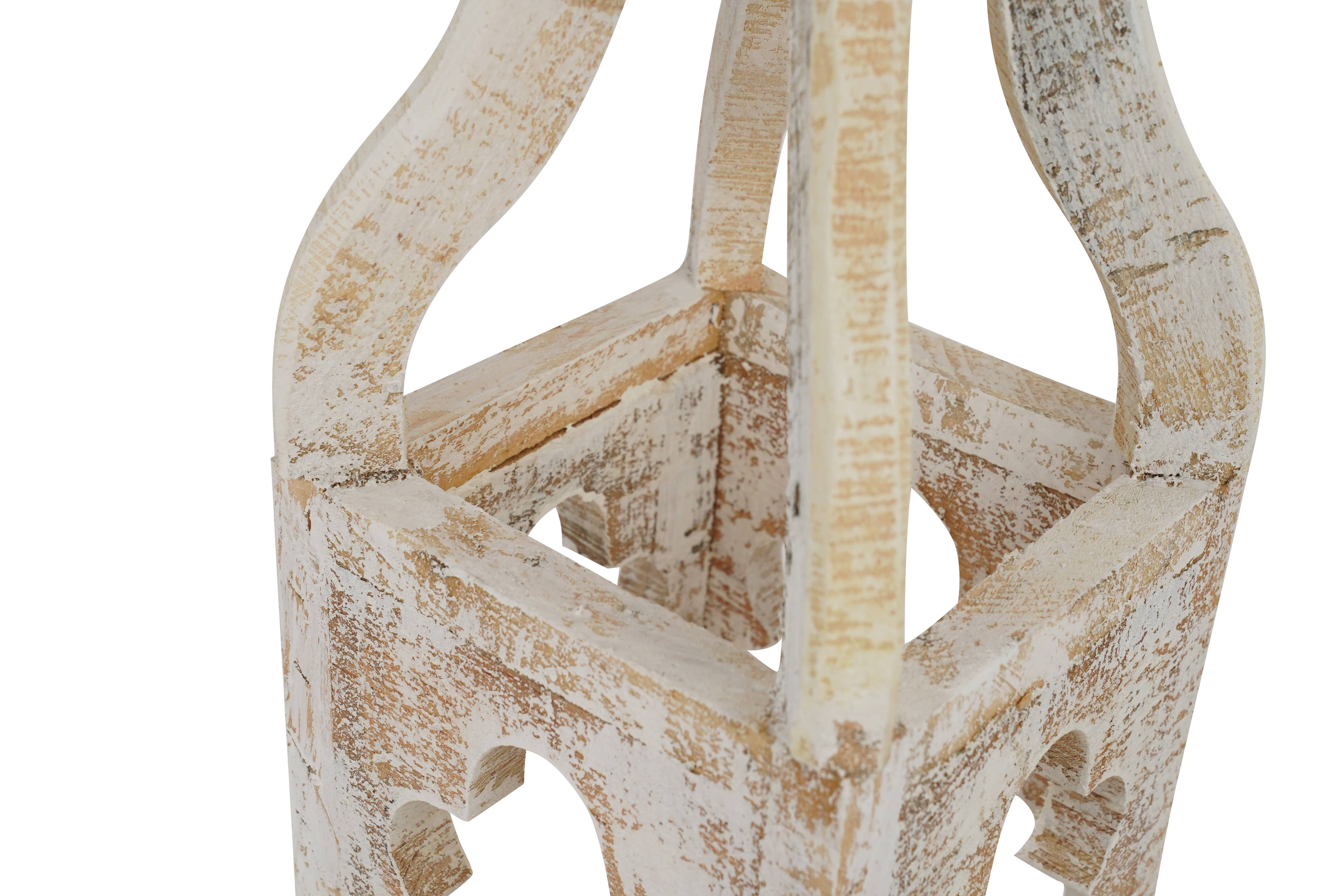 My Amigos Imports - Wholesale Lantern - Kota Farmhouse Wood Lantern-Set of 3- Lanterns-White-Beauty11