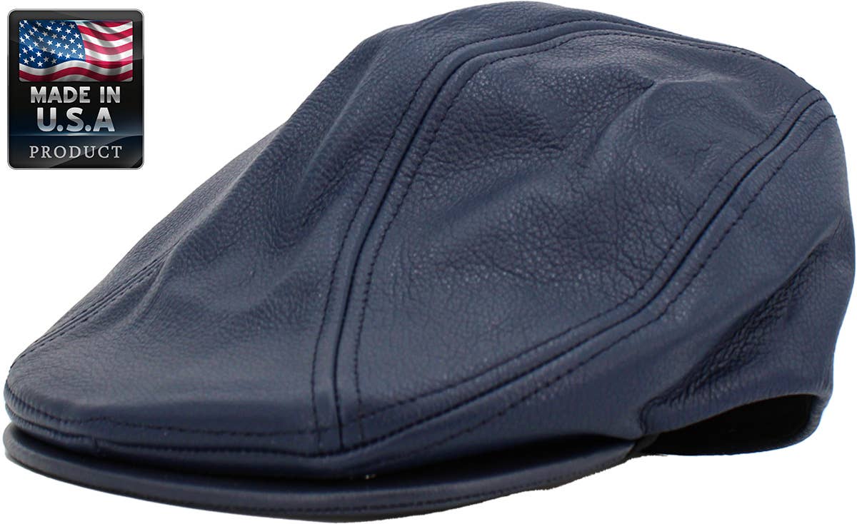 KBETHOS – wholesale News boy/school boy hat – Men's – 100% Leather Ascot - Made in USA | KBETHOS24