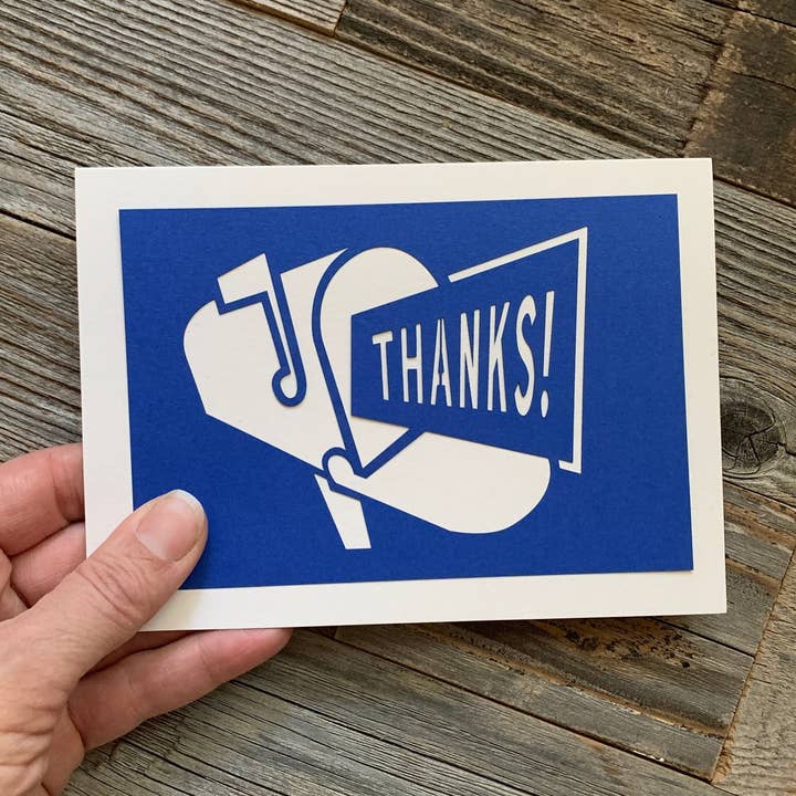 Mail Carrier Postal Worker Thank You Card for wholesale by Louise Lauret