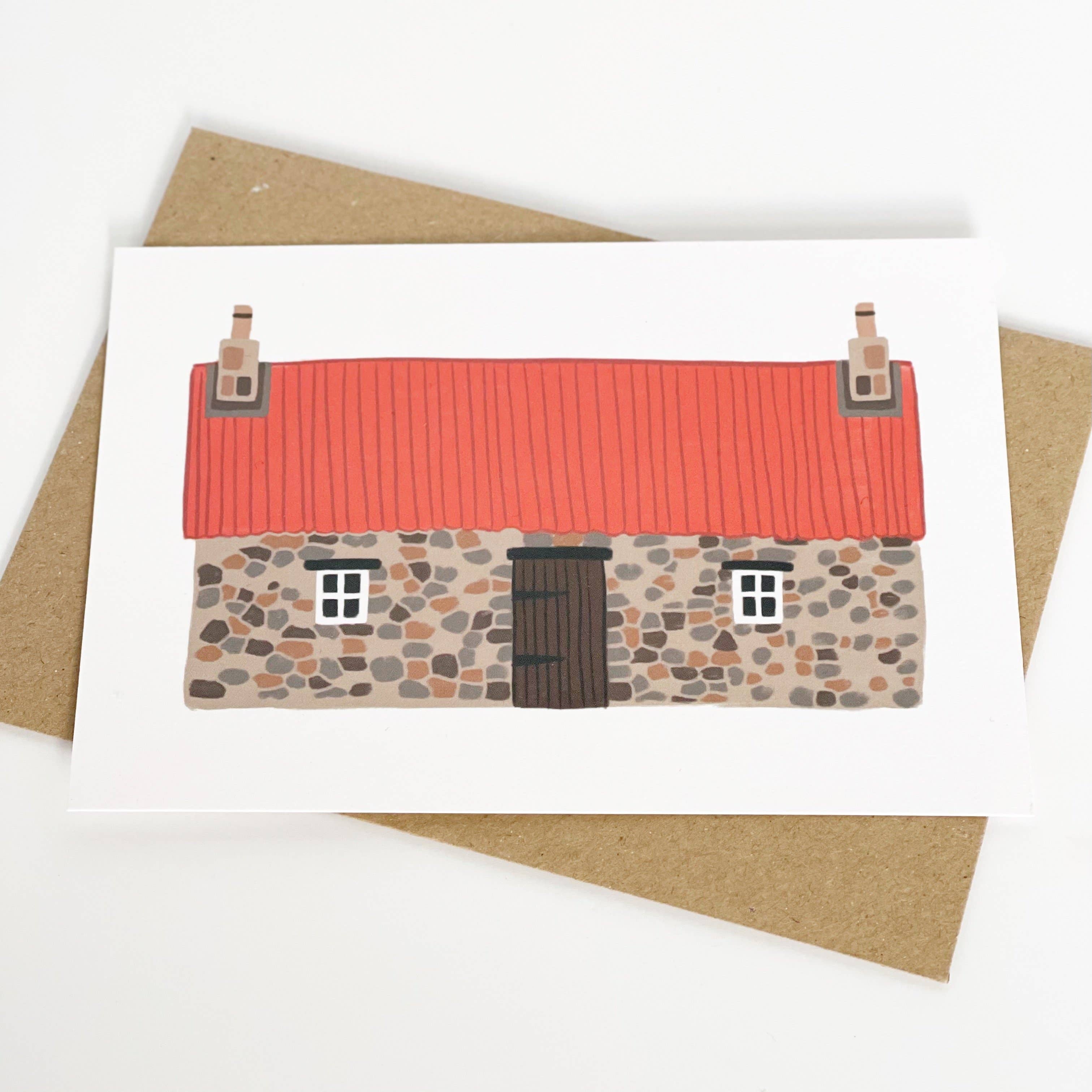 Lomond Paper Co - Wholesale Everyday Greeting Card - Scottish Bothy Blank4