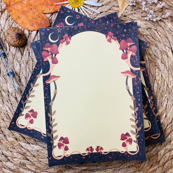 Split Moon Studios - Wholesale Notepad - Magic Mushroom Notepad A6 To-Do List