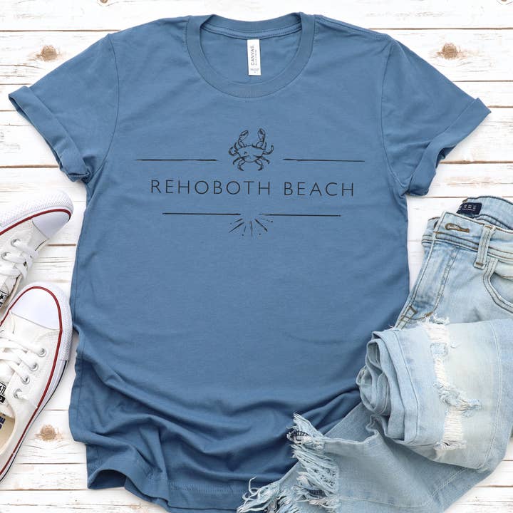 Custom Beach Crab Tee for wholesale by Quotable Life