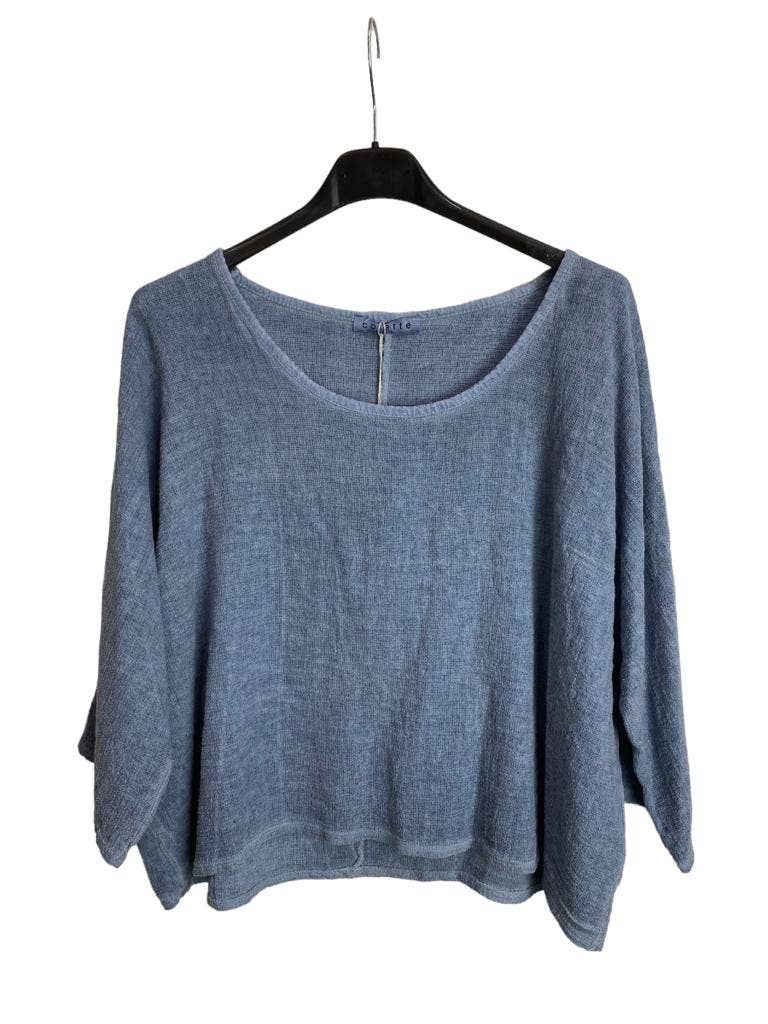 la maison des fibres naturelles – wholesale T-shirt – women's – TOP 3791 90% COTTON 10% LINEN8