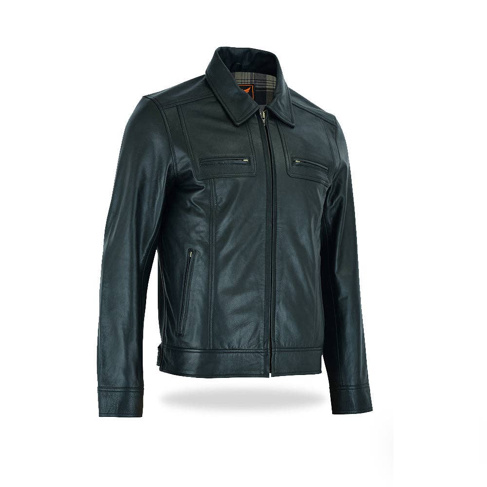Tackfield - Wholesale Leather Jacket - Men's - Phoenix Men's Classic Jacket Premium Cow Aniline Leather1