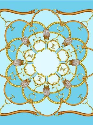 Grand Silk Scarf 100% Dis 57659 Var 2 for wholesale by tessago