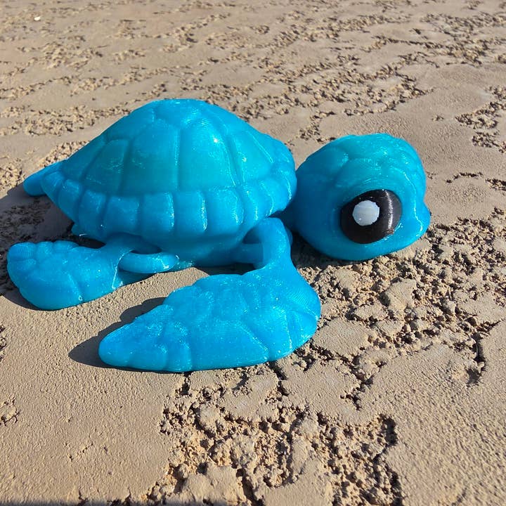 Adorable Sea Turtle Buddy- 3D Printed Fidget for wholesale by Altered Matter