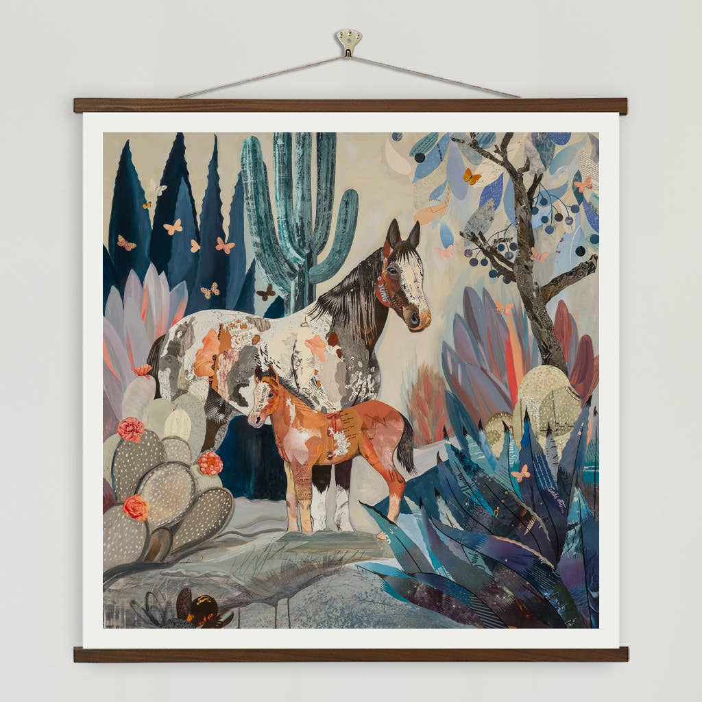 Dolan Geiman - Wholesale Art Print - Art Print | Desert Horse Wall Art | BLUE MELODIES1