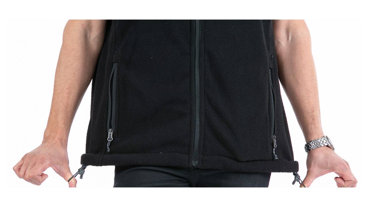 LeeHanTon - Wholesale Outerwear Vest - Men's - LeeHanTon Men's Solid Full Zip Polar Fleece Vest5