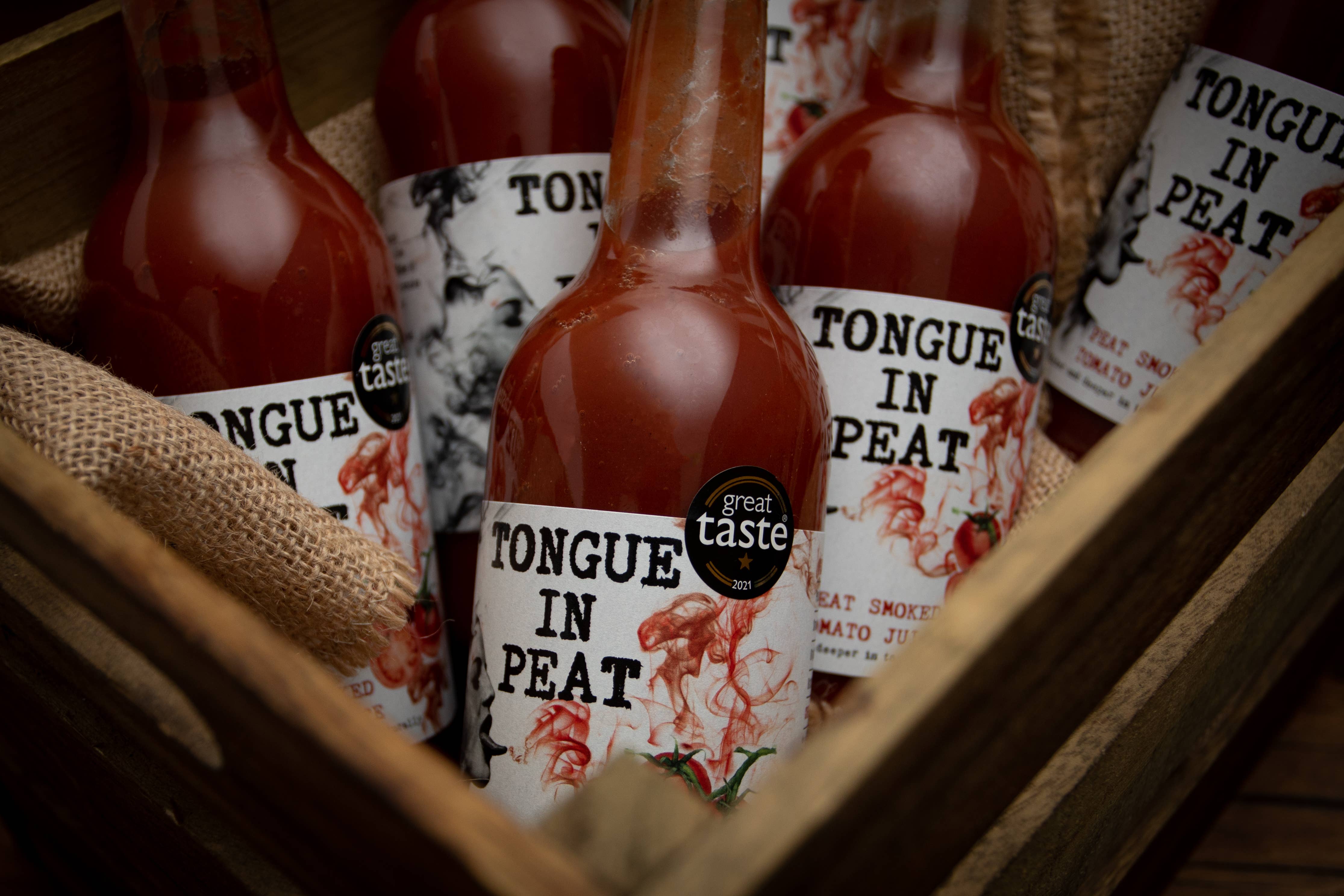 Tongue In Peat – Großhandel Cocktailmischung/-sirup – Bloody Mary Cocktailmixer mit geräuchertem Tomatensaft 500 ml/17,02 Unzen5