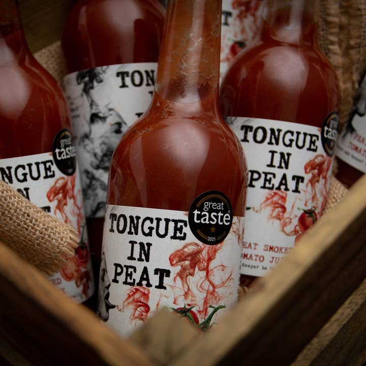 Tongue In Peat – Großhandel Cocktailmischung/-sirup – Bloody Mary Cocktailmixer mit geräuchertem Tomatensaft 500 ml/17,02 Unzen5