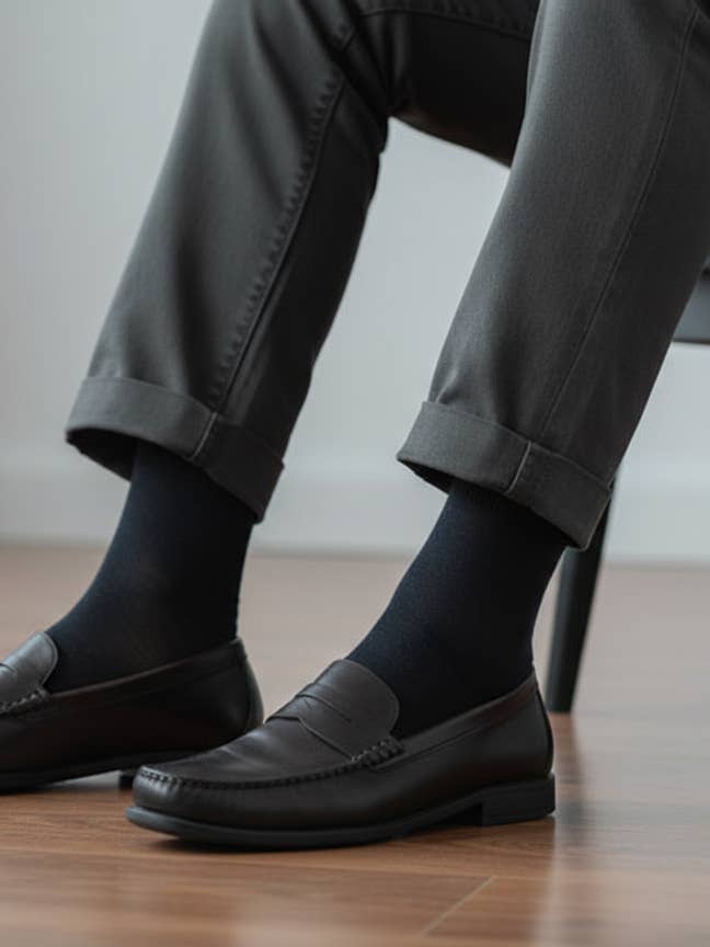 Media "medicinal" Intemporal LISO en algodón ref.820 para venta al por mayor de SR Peúgas