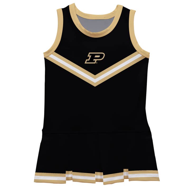 Purdue University Boilermakers Black Cheerleader Dress for wholesale by Vive La Fete