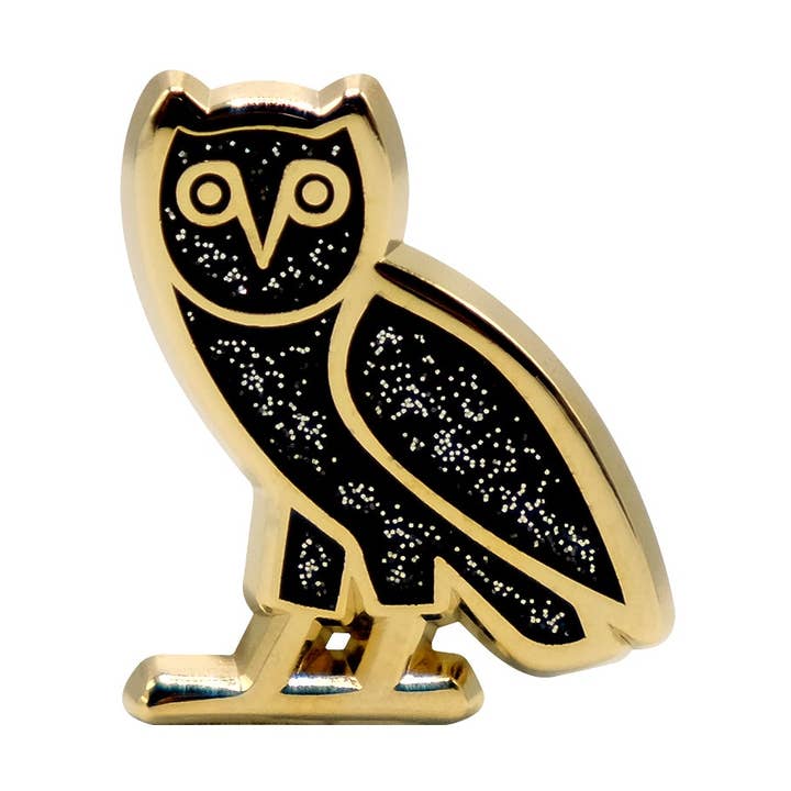 OVO Ugle Reversnål - Sort for engroshandel hos Kingpinz