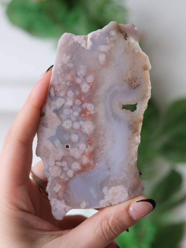 Flower Agate Crystal Slab for wholesale by MercuryX Shop