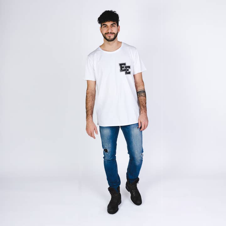 Herren Bio-Baumwoll T-Shirt "EE College" for wholesale by Enzo Escoba | est. 2017