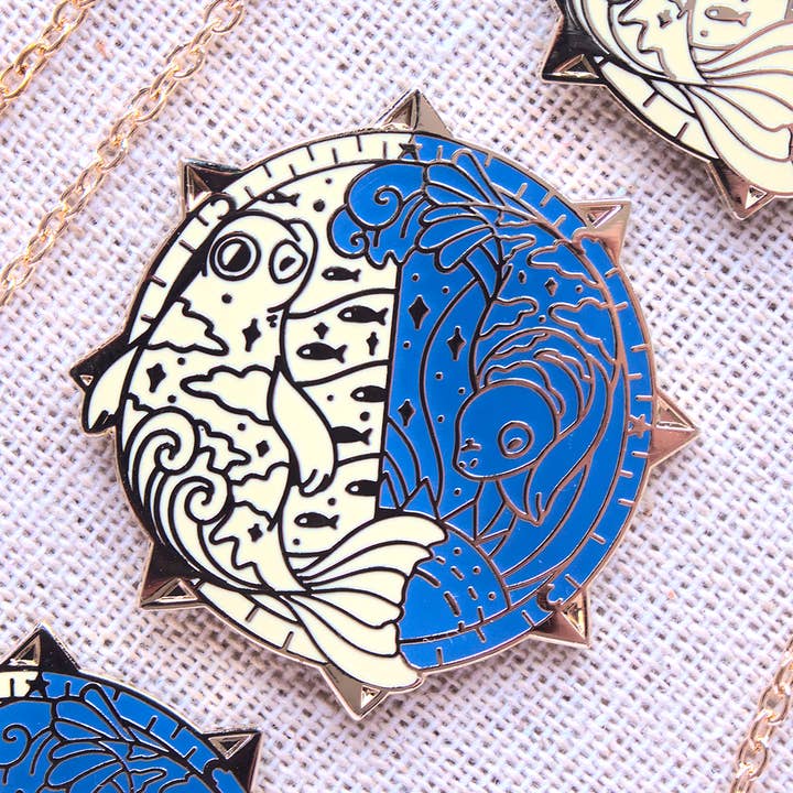 Star Chart Weddell Seals Enamel Pin for wholesale by Evy Benita