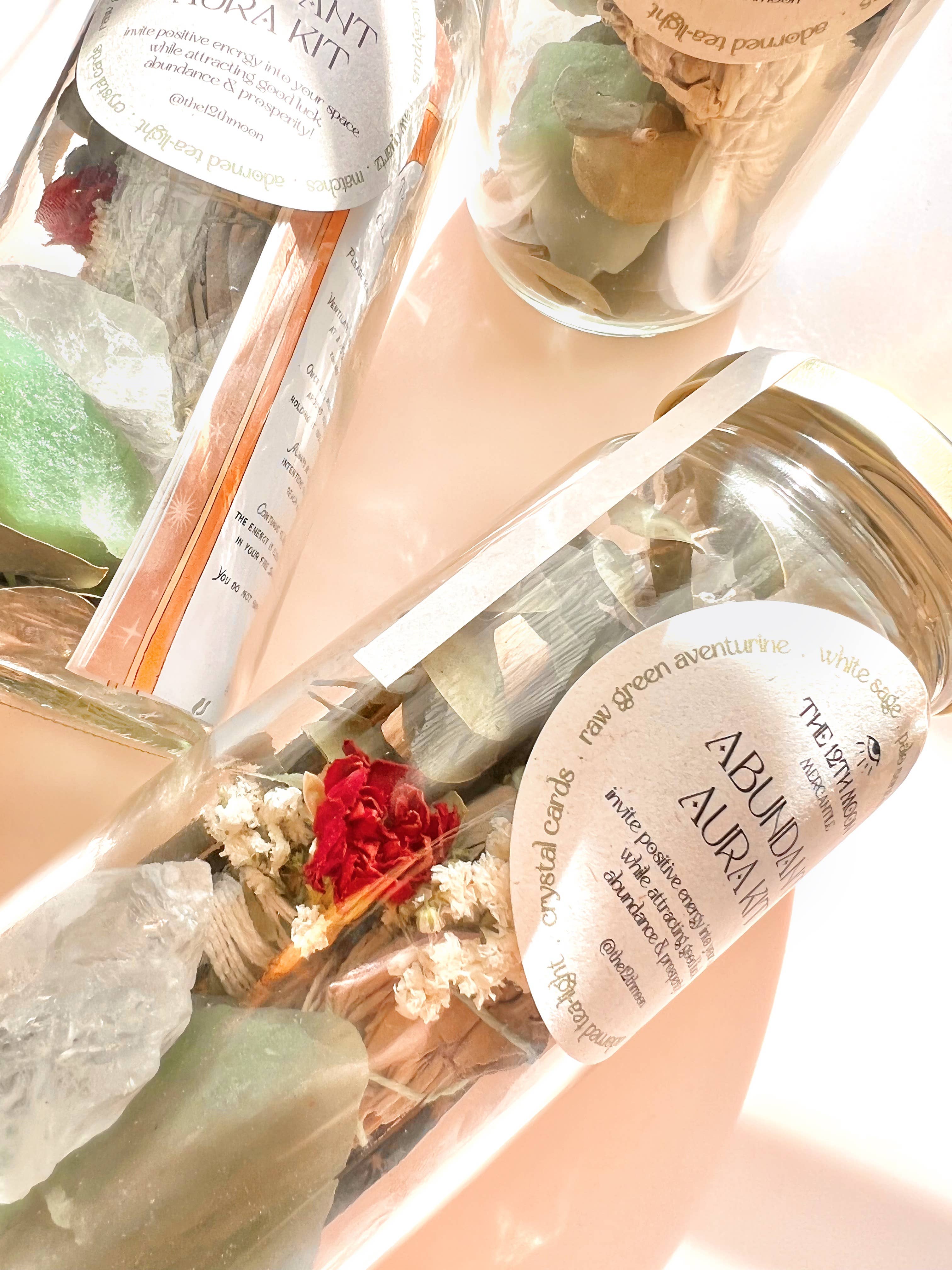 The 12th Moon - Wholesale Meditation Supplies - ABUNDANT AURA Ritual Kit - Smoke Cleansing10