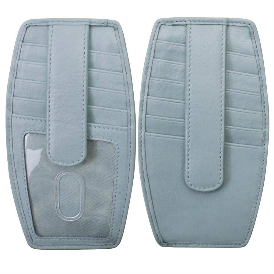 ili New York - Vente Porte-cartes – unisexe - Porte-cartes en cuir 7804 avec poche zippée7