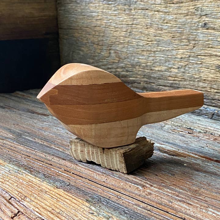 The Haven Woodshop - Wholesale Decorative Tabletop Object - Handcrafted Layered Wooden Birds19