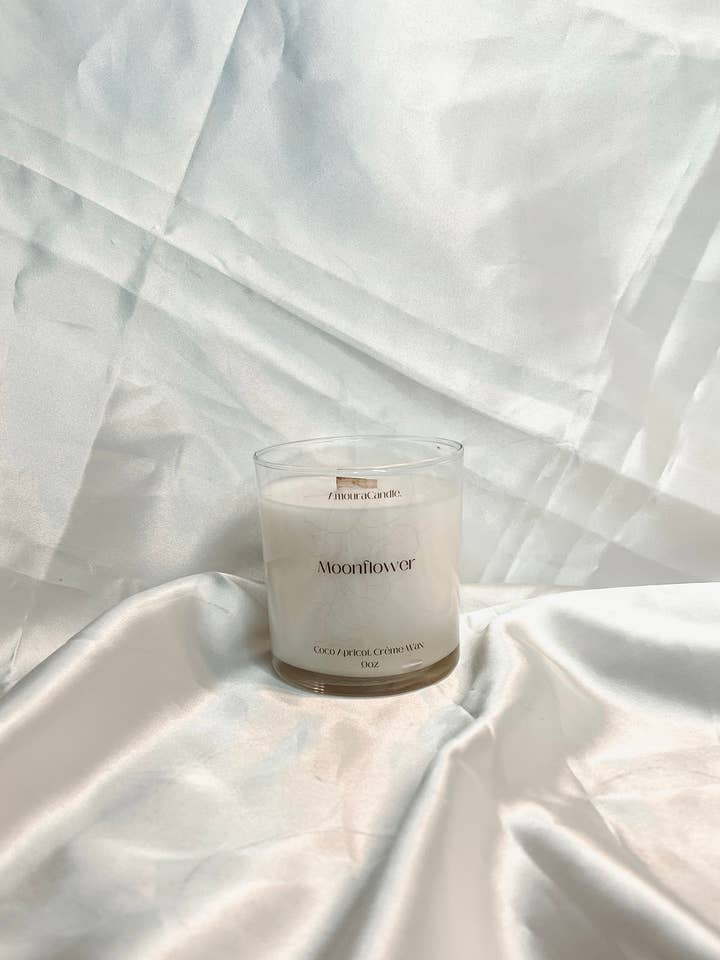 Vela Moonflower 9 oz por atacado de Amoura Candle