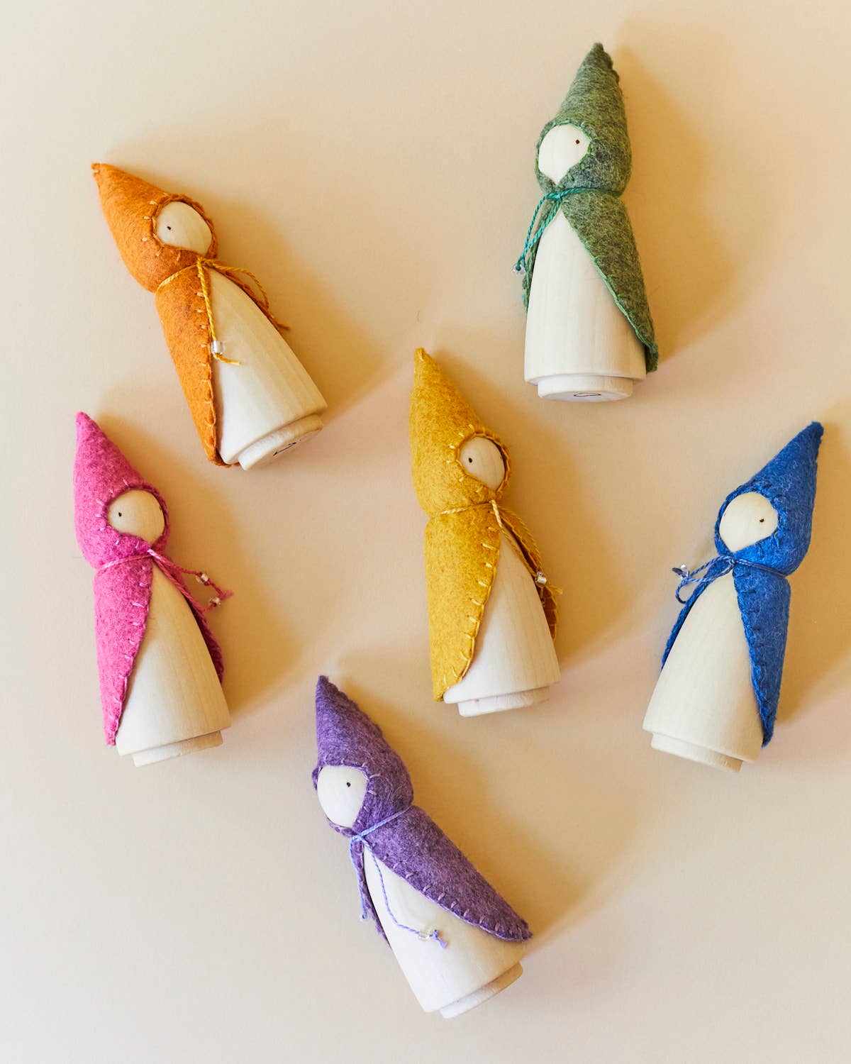 Wonderheart - Wholesale Wood Toy - Kids - Orange Wooden Gnome7