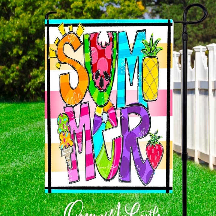 Zomertuinvlag - Zwembadtuinvlag - Zomerdecoratie voor wholesale door Queen of My Castle Designs