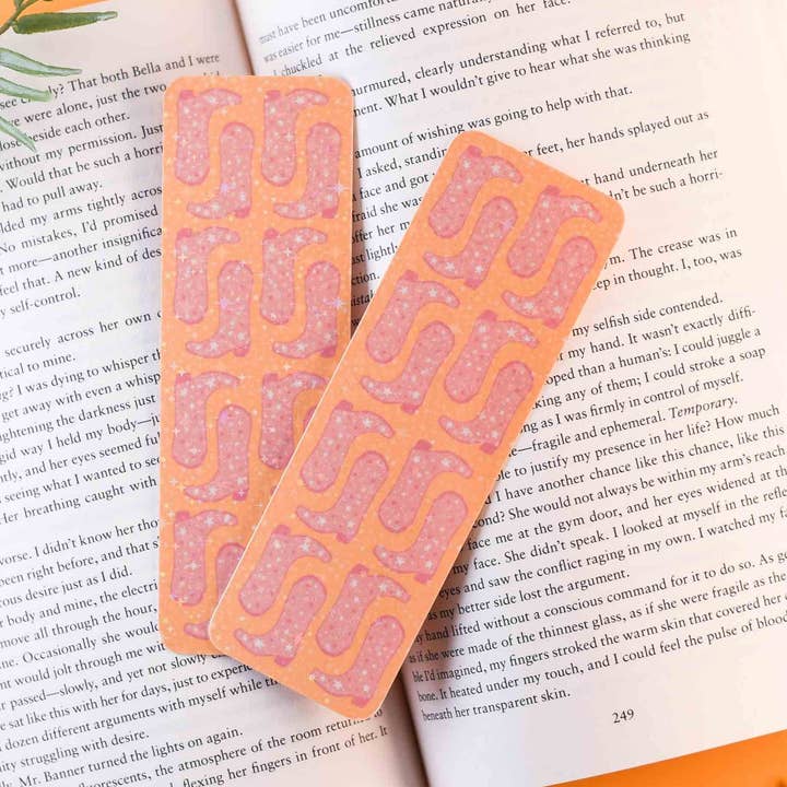Cowboy Boots Bookmark for wholesale by Sunglow Paper Co.