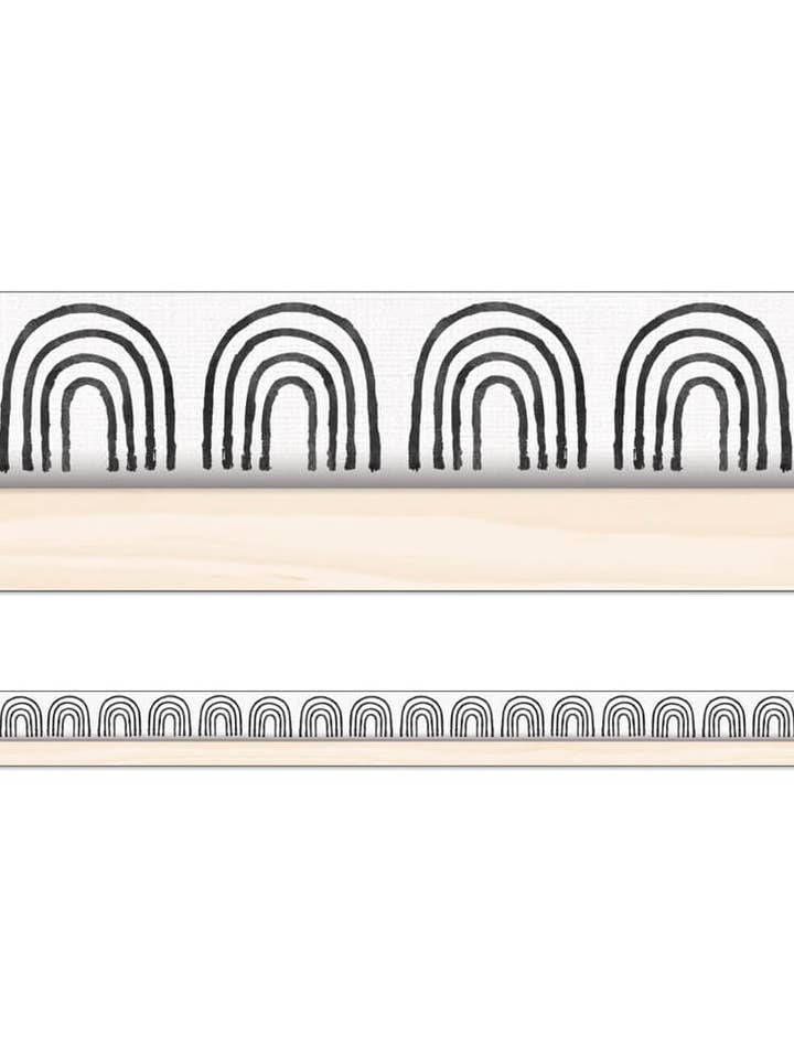 Creatively Inspired Rainbows Straight Borders for wholesale by Carson Dellosa Education