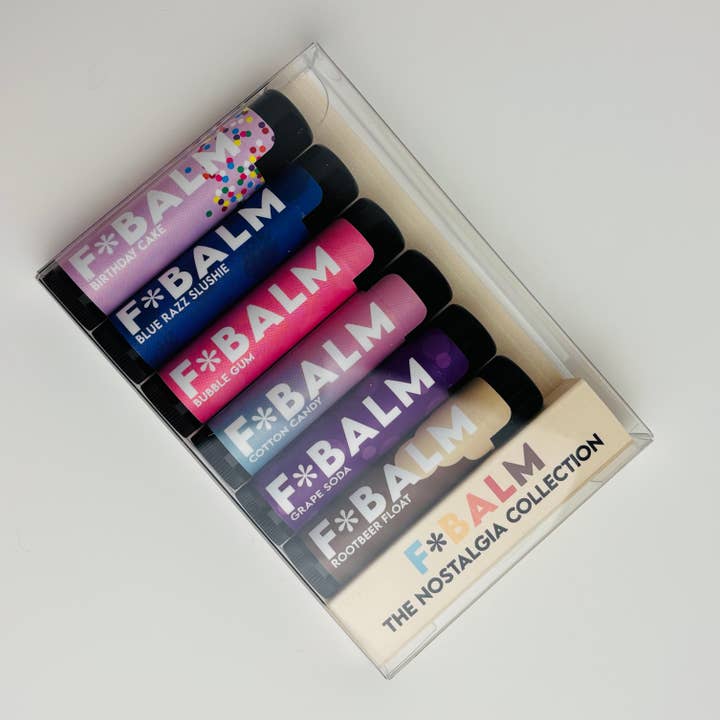 The NOSTALGIA Collection Boxed Set for wholesale by The F*Balm