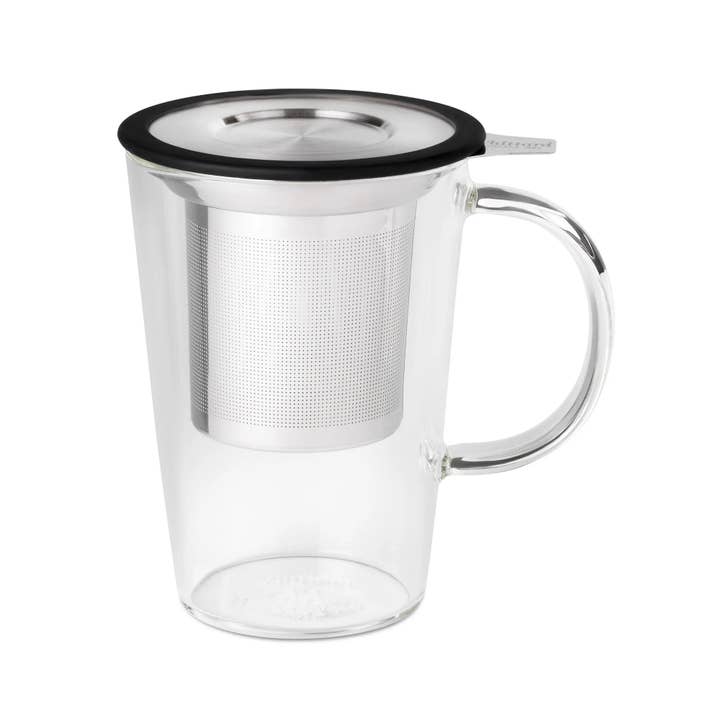 Whittard of Chelsea - Wholesale Coffee/Tea Cup - Glass Pao Mug/Cup with Infuser