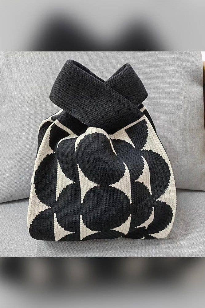 UNISHE - Wholesale Grocery/Shopping Bag - Knit Tote Shopping Bag MOQ 10pcs ZK11364