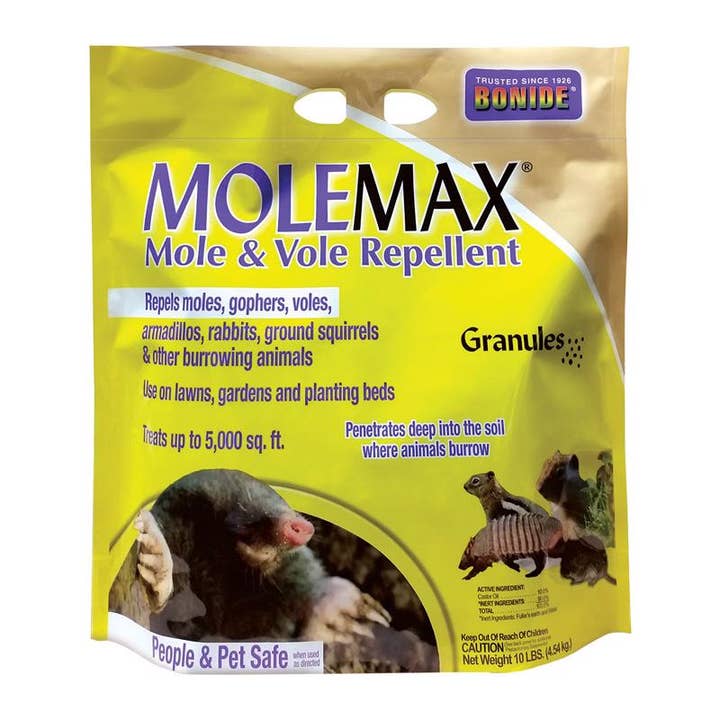 Everyday Supply Co - Wholesale Insect Repellent - MoleMax Animal Repellent Granules for Moles & Voles 10 lb