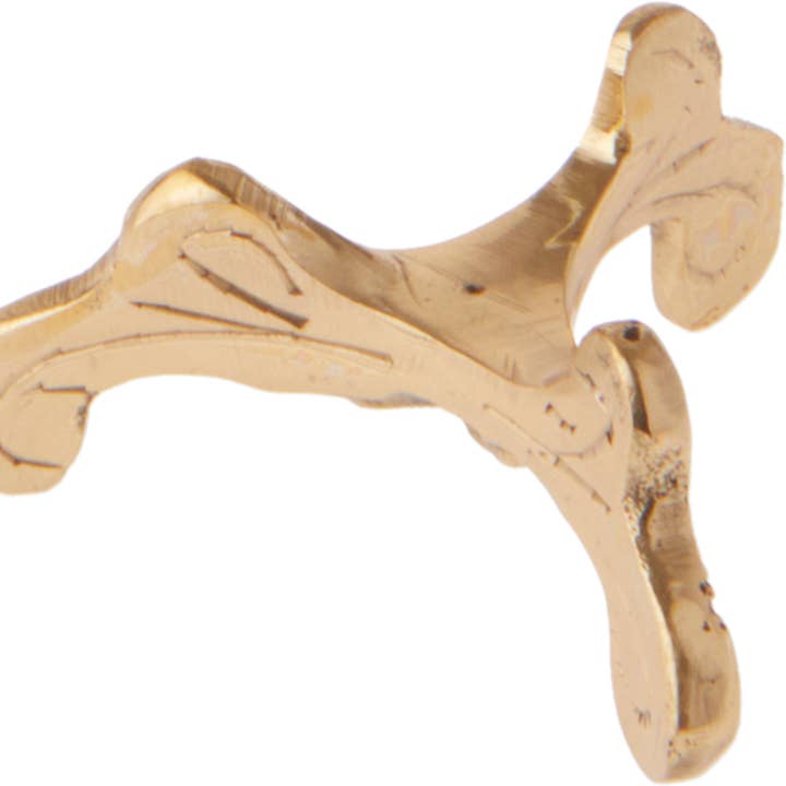 Bard's Brass Egg Stand/Holder, Scroll Leg for wholesale by Bard's