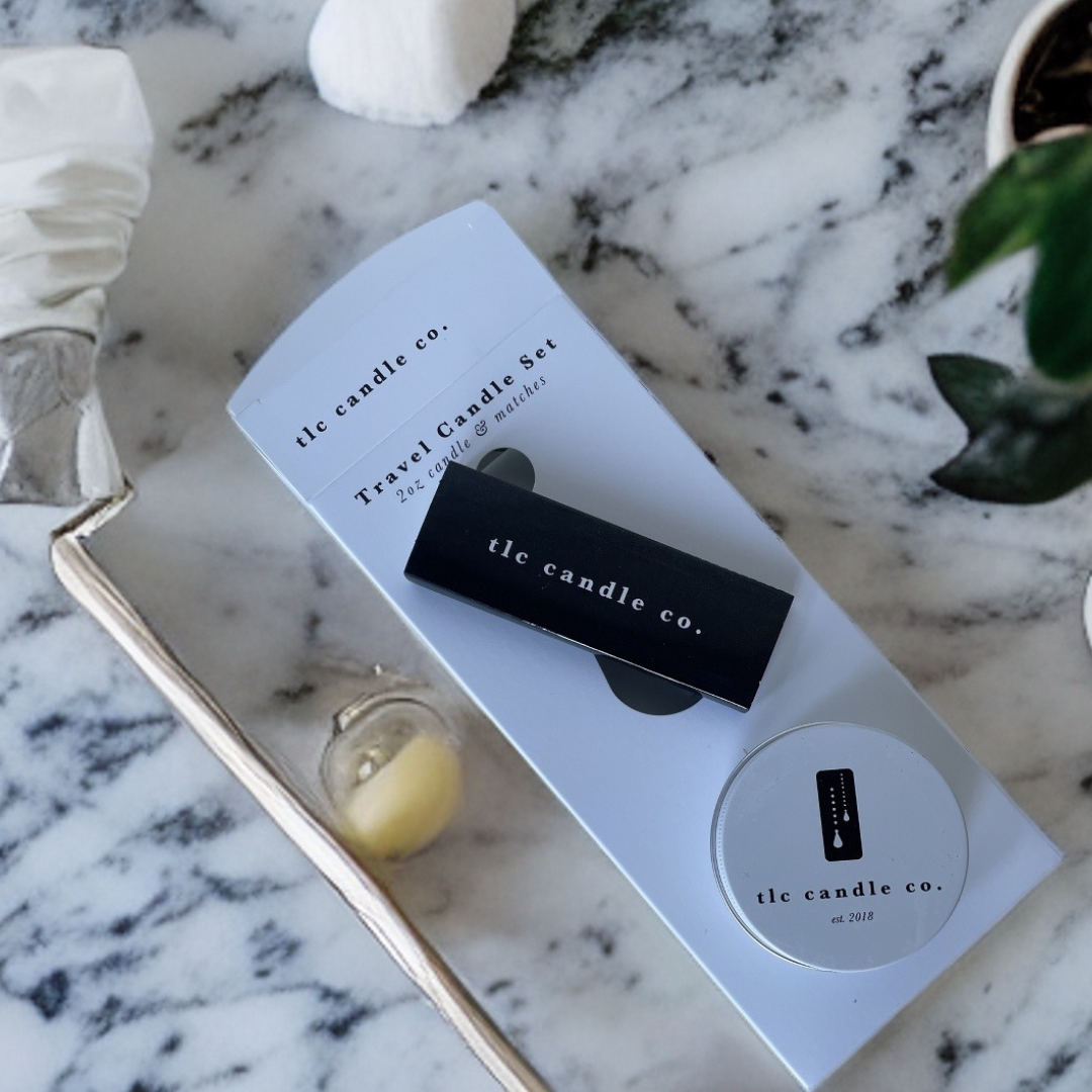 TLC Candle Co. - Wholesale Travel Candles - "Spa Retreat" Travel Candle Set (12)3