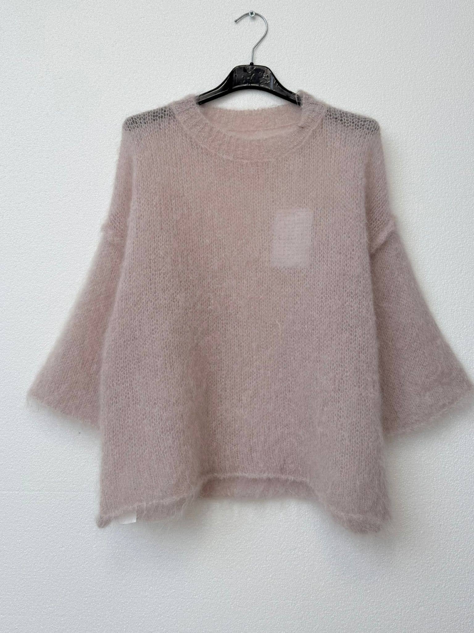 NOELINE - Wholesale Knit Sweater - Women's - 80% kid mohair sweater 30210