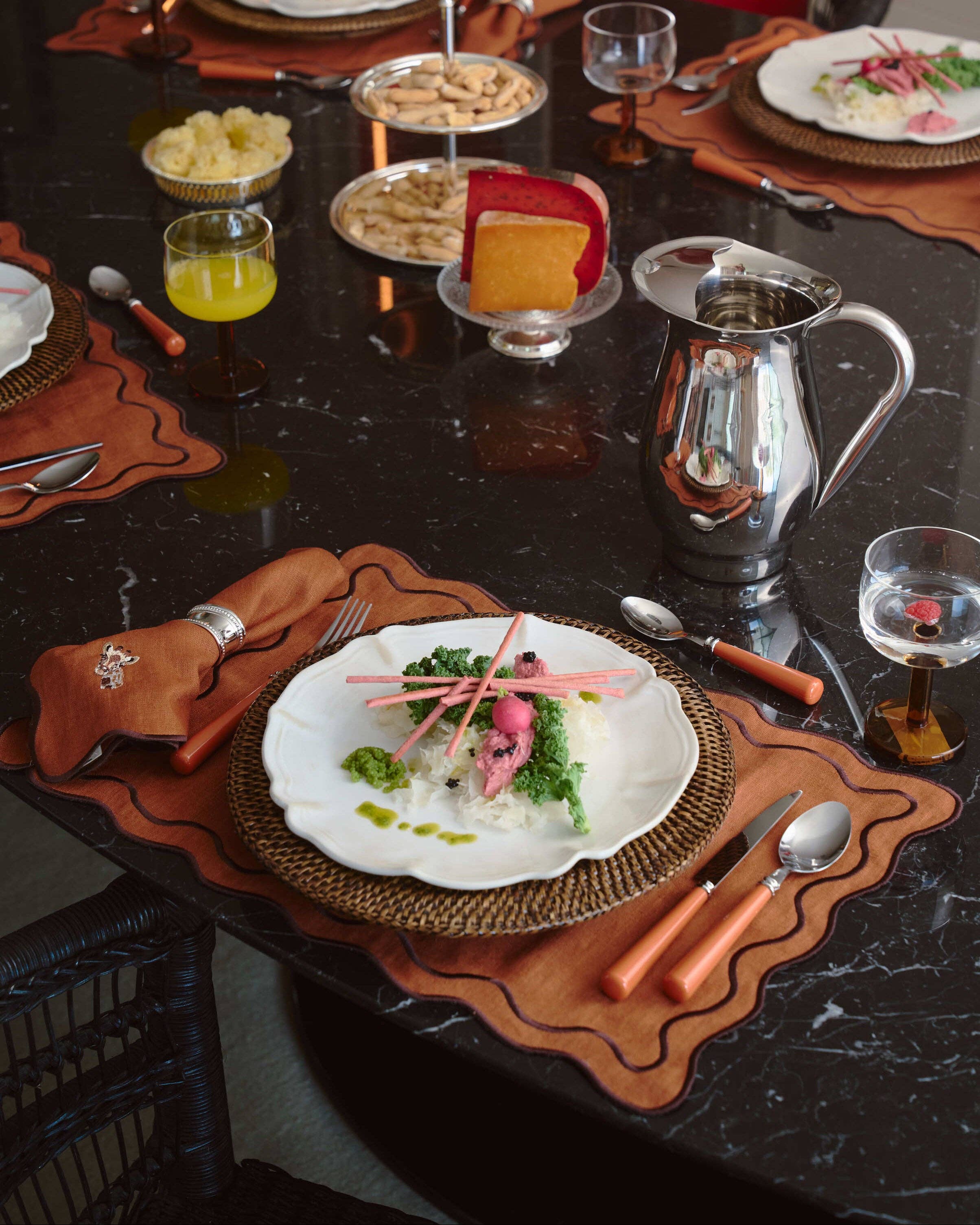 Mariaida Home - Wholesale Placemat - Individual Beja, Terracotta with Terracotta0